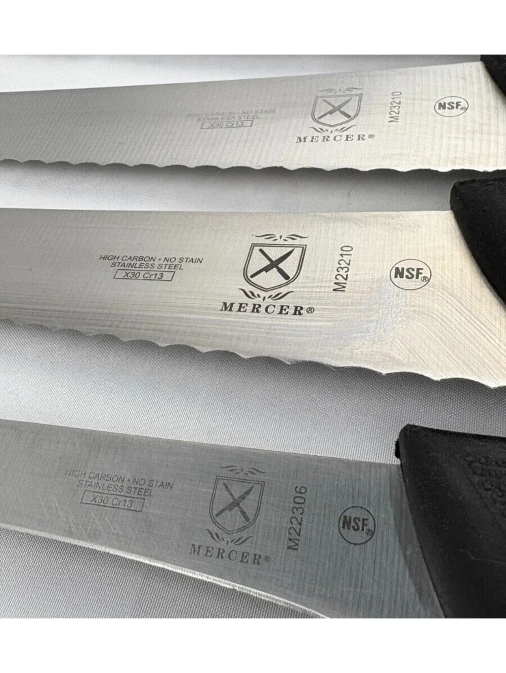 Mercer Culinary 11pc Lot of Stainless Steel Kitchen/Baking Cutlery